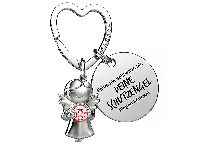 FABACH Schlüsselanhänger Schutzengel Star mit Lenkrad & "Fahr vorsichtig" G günstig online kaufen