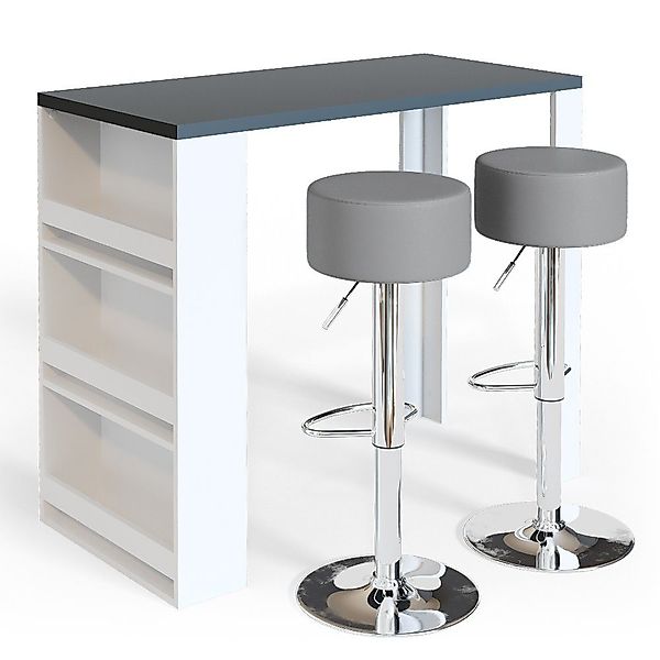 Vicco Bartisch, Weiß/Anthrazit, 117 x 57 günstig online kaufen