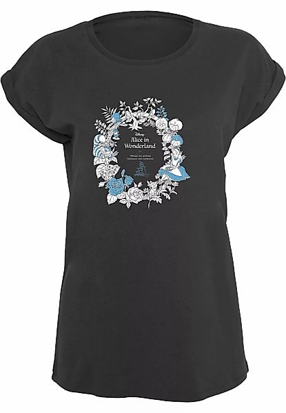 Merchcode T-Shirt "Merchcode Ladies Alice in Wonderland Wreath T-Shirt" günstig online kaufen