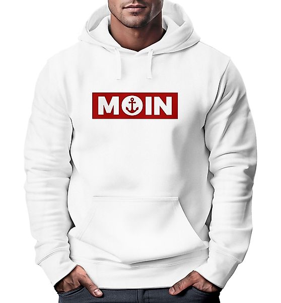 Neverless Hoodie Hoodie Herren Moin norddeutsch günstig online kaufen