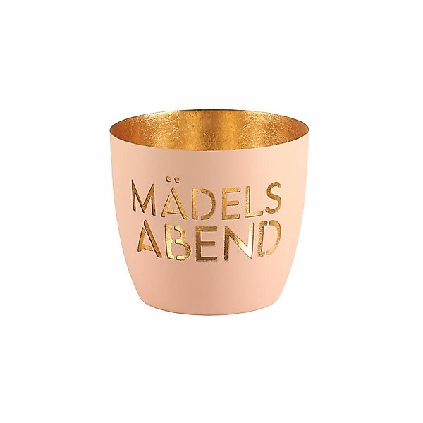 Giftcompany Windlicht Madras Mädelsabend M pastellorange, günstig online kaufen