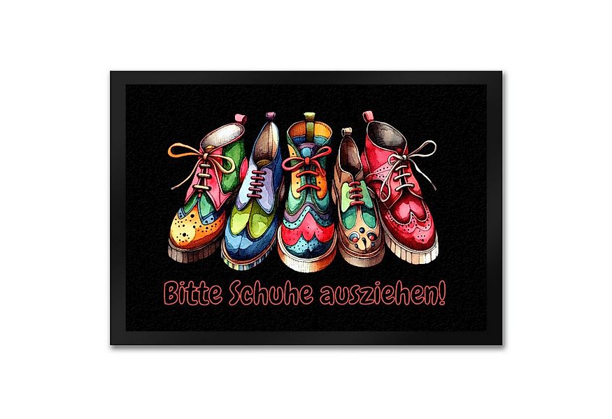 speecheese Fußmatte Schuhe ausziehen Fußmatte in 35x50 cm mit Spruch Bitte günstig online kaufen