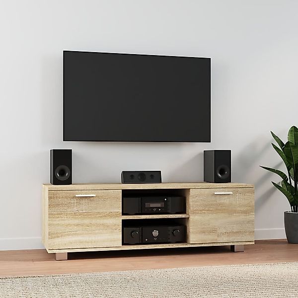 vidaXL Schrankmodule TV-Schrank Sonoma-Eiche 120x40,5x35 cm günstig online kaufen