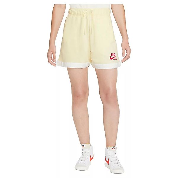 Nike Sportswear Heritage Fleece Shorts Hosen XS Cashmere / White / Universi günstig online kaufen