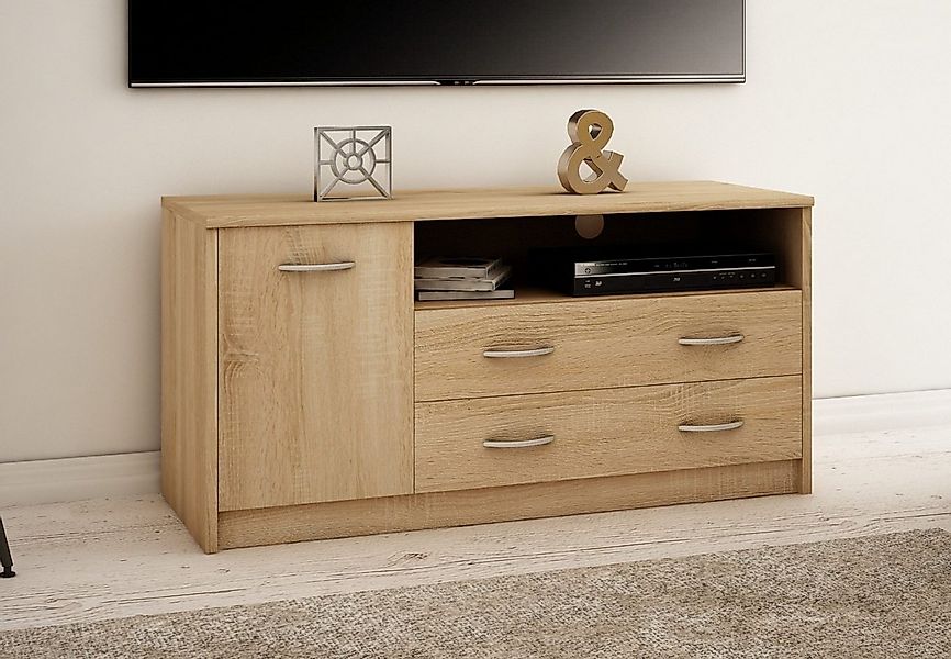 Home Collective TV-Schrank 110cm breit Lowboard mit matter Oberfläche Ferns günstig online kaufen