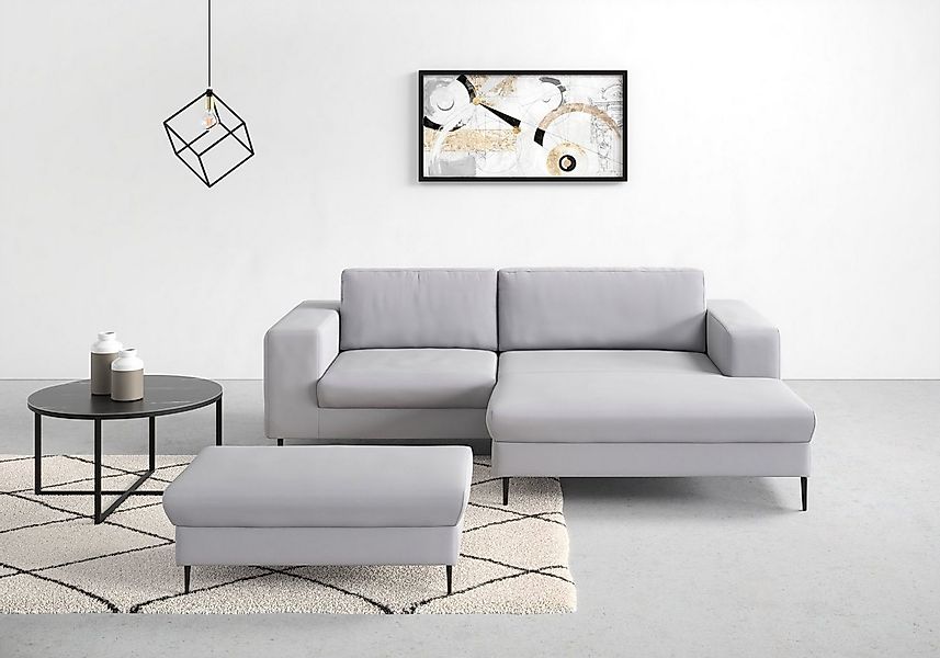 DOMO collection Ecksofa "Modica kompakt und elegant, Breite 244, L-Form", m günstig online kaufen
