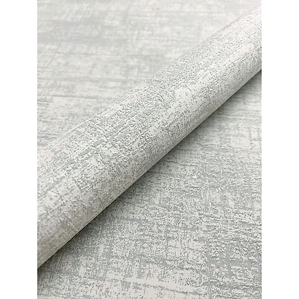 Newroom Vliestapete Bakary Silver Used-Look Modern FSC® günstig online kaufen