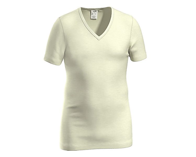HERMKO Unterziehshirt 40488 Merinowolle/Tencel kurzarm Shirt mit V-Ausschni günstig online kaufen