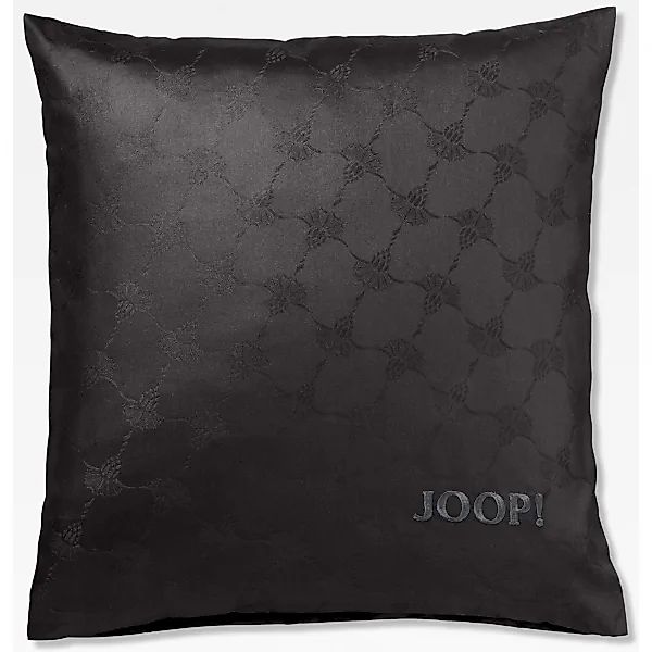 JOOP! Bettwäsche Cornflower 4020 - Farbe: Schwarz - 09 - Nacken-Kissen 40x4 günstig online kaufen