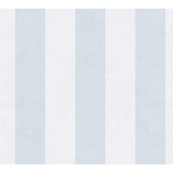 A.S. Creation Vliestapete Streifen 10,05 m x 0,53 m Hellblau FSC® günstig online kaufen