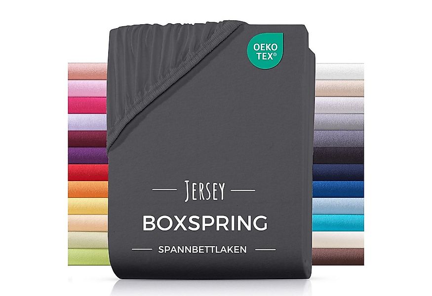 Carpe Sonno Spannbettlaken Boxspringbett Wasserbett Jersey 180x200 180x220 günstig online kaufen