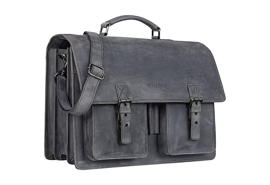 STILORD Aktentasche "Anton" Aktentasche Leder XL günstig online kaufen