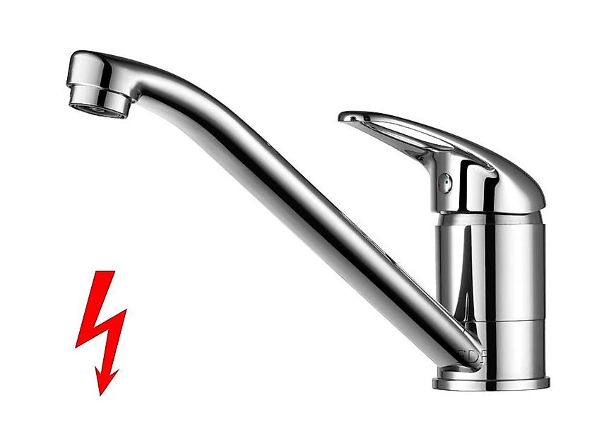 Tuganna Spültischarmatur SPVRGND2234 Niederdruck Einhebelmischer Chrom Küch günstig online kaufen