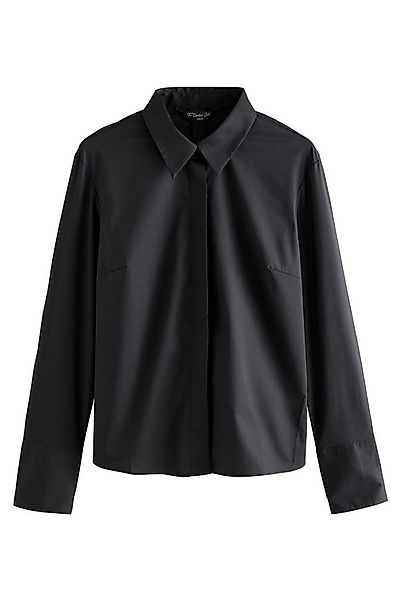 Next Langarmhemd Körpernahes Essential Langarmshirt mit Stretch (1-tlg) günstig online kaufen