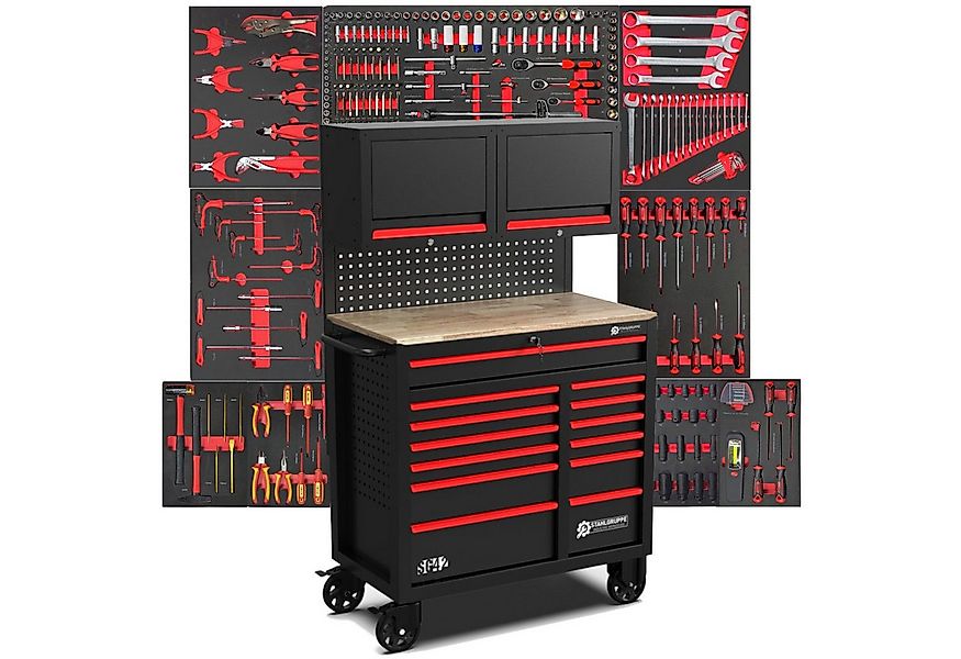 Stahlgruppe Werkstattwagen Stahlgruppe Werkstattwagen 9/11+Lochwand +Schran günstig online kaufen