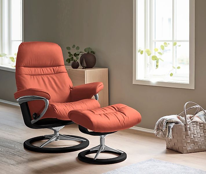 Stressless "Sunrise" mit Signature Base, Größe M, Gestell Schwarz, in 2 Led günstig online kaufen