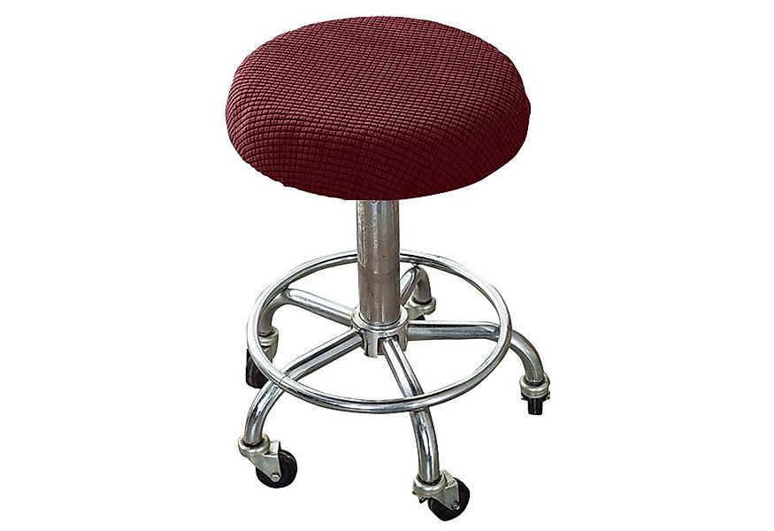 Rosnek Stuhlhusse Barhockerbezug Stuhlbezug Stretch, Stuhlüberzug Rollhocke günstig online kaufen