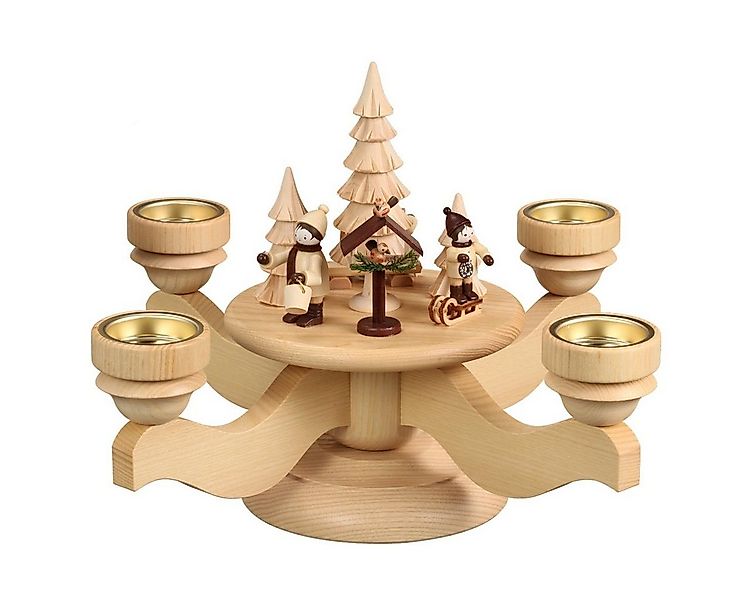 Volkskunstwerkstatt Unger Kerzenständer Adventsleuchter Vogelfütterung günstig online kaufen