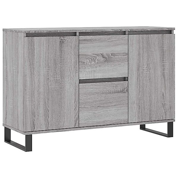 vidaXL Sideboard Grau Sonoma 101,5x35x70 cm Holzwerkstoff 827218 günstig online kaufen