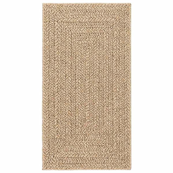 vidaXL Teppich Zizur Beige 80x150 Cm Juteoptik Indoor Und Outdoor 2232318 günstig online kaufen