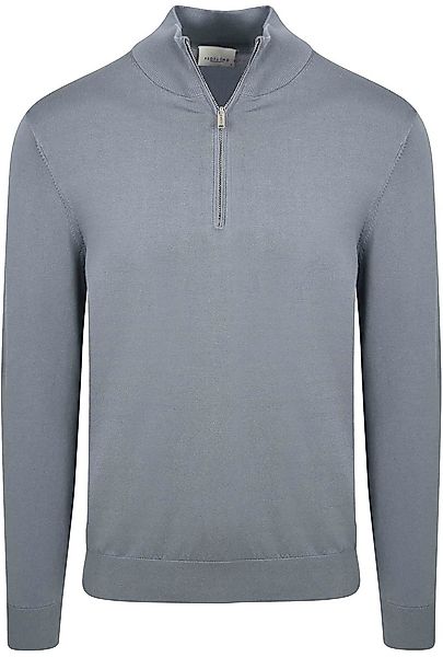 Profuomo Half Zip Pullover Luxury Basic Blau - Größe XL günstig online kaufen
