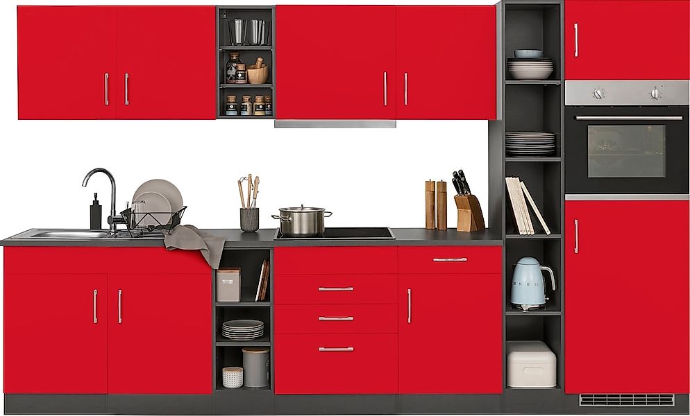 KOCHSTATION Küchenzeile "KS-Paris – Küchen mit einzigartigen Fotomotiven au günstig online kaufen