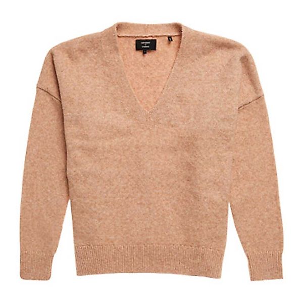 Superdry Slouch Vee Pullover M Praline Marl günstig online kaufen