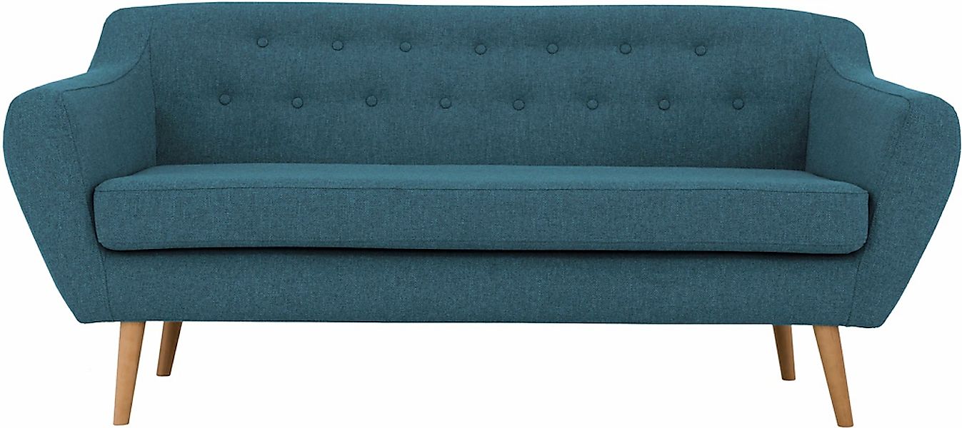 Home affaire 3-Sitzer "Renne" mit Heftung im Rücken im skandinavischem Stil günstig online kaufen