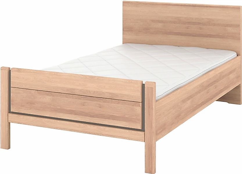 Musterring Holzbett »Sorrent, Bettgestell, Bettrahmen, teilmassiv Eiche«, ( günstig online kaufen