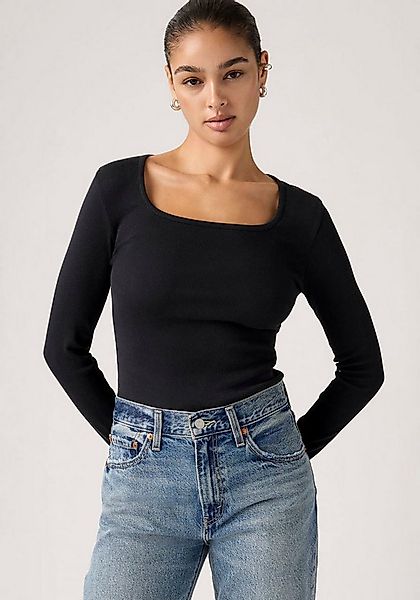 Levi's® Langarmshirt ESSENTIAL SQRD NECK LONG SLEEVE mit eckigem Ausschnitt günstig online kaufen