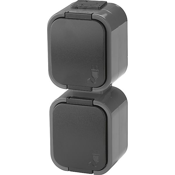 Schutzkontakt-Steckdose 2-fach günstig online kaufen