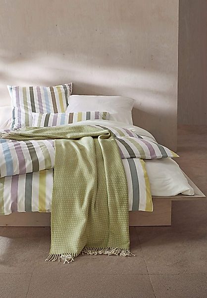 hessnatur Renforcé Bettwäsche-Set CANNES aus Bio-Baumwolle - grün - Größe 1 günstig online kaufen