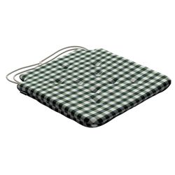 Stuhlkissen Christoph mit Bindeschnur, grün-ecru, 42 x 41 x 3,5 cm, Quadro günstig online kaufen