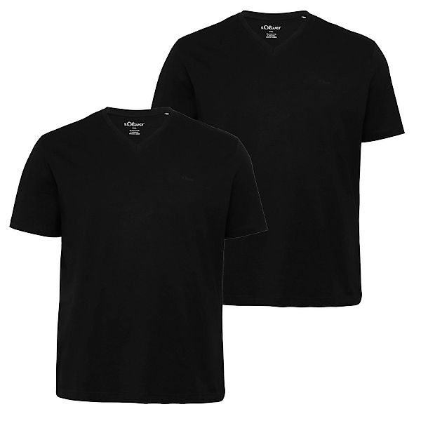 s.Oliver T-Shirt Basic (Sparpack, 2-tlg., 2er-Pack) günstig online kaufen