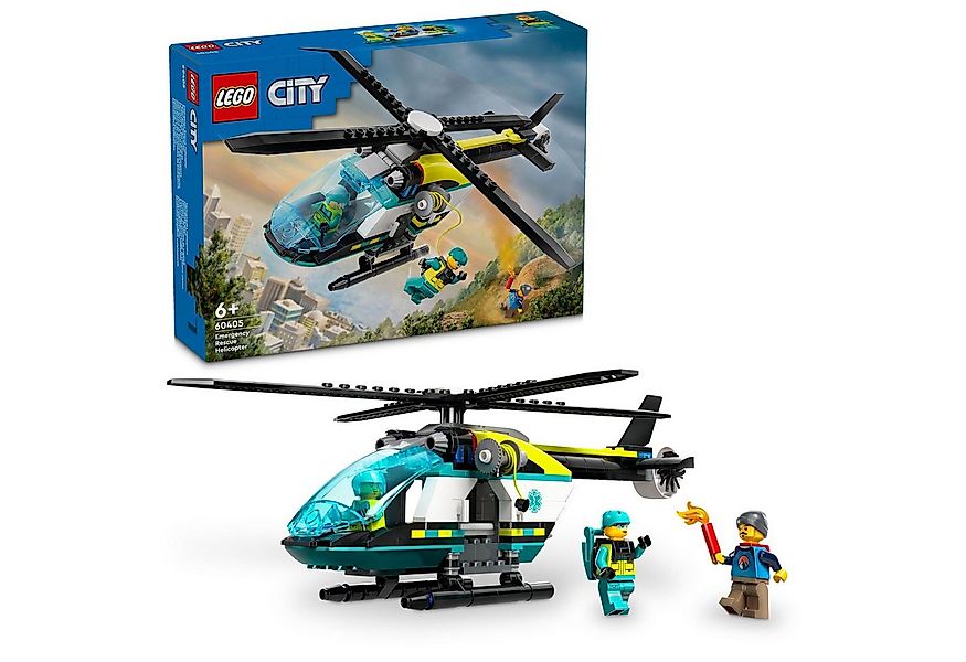 LEGO® LEGO® 60405 City - Rettungshubschrauber Konstruktions-Spielset günstig online kaufen