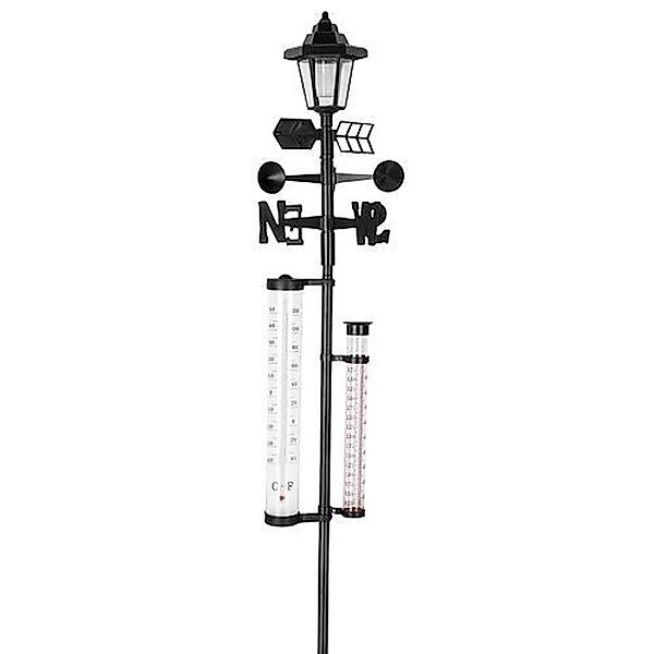 PROREGAL Wetterstation SWS29, Solarlampe, 158cm günstig online kaufen
