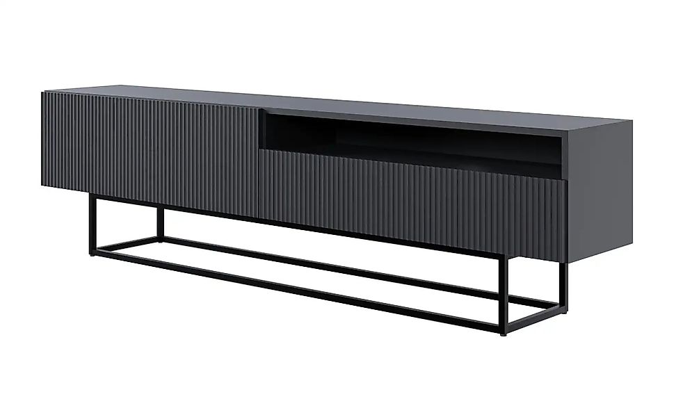 Lowboard  Veldio ¦ schwarz ¦ Maße (cm): B: 175 H: 46,5 Kommoden & Sideboard günstig online kaufen