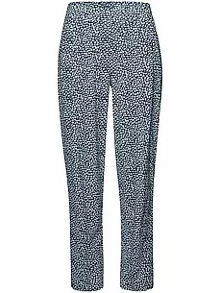 Knöchellange Bundfalten-Hose Karla Green Cotton blau günstig online kaufen