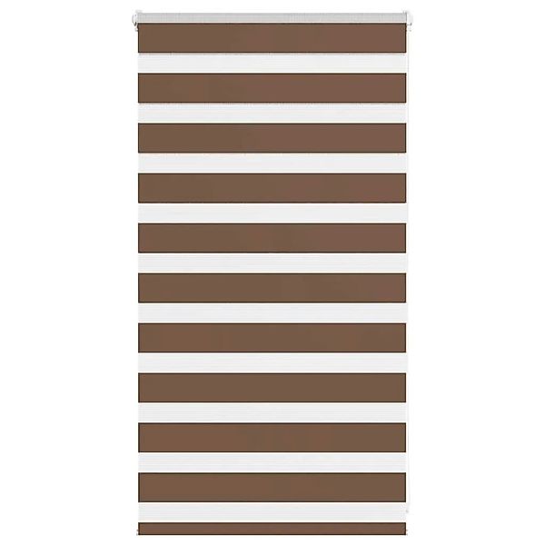 vidaXL Doppelrollo Braun 70x100 cm Stoffbreite 65,9 cm Polyester 4014307 günstig online kaufen