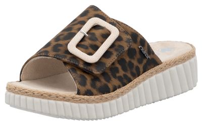 Rieker Pantolette Sommerschuh, Strandschuh, Urlaubschuh, Hausschuh mit Klet günstig online kaufen