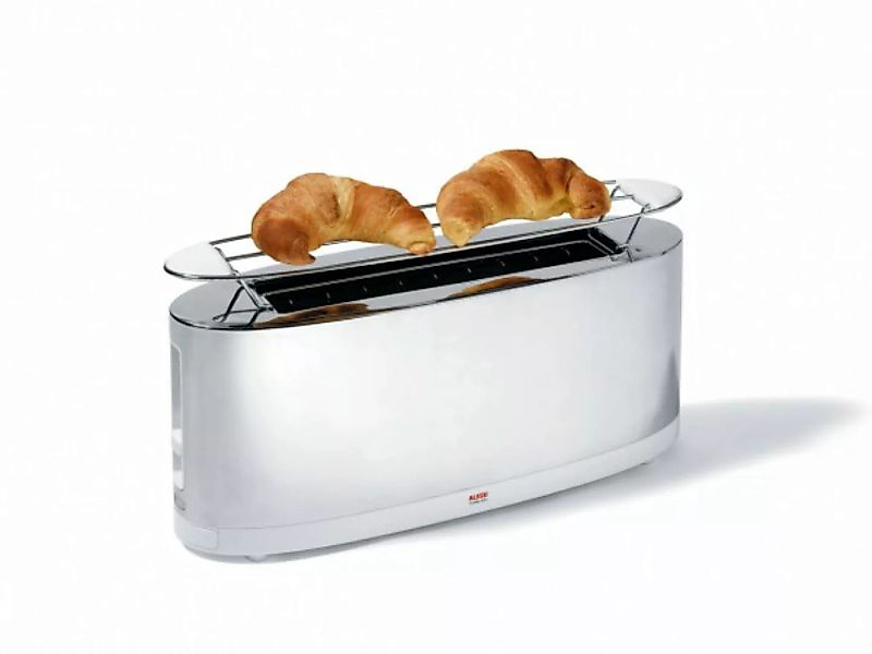 Alessi - SG68 W Toaster - weiß, edelstahl/glänzend poliert/LxBxH 41x11,5x19 günstig online kaufen