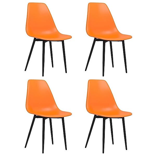 vidaXL Esszimmerstuhl Esszimmerstühle 4 Stk. Orange günstig online kaufen