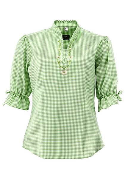 OS Trachten Trachtenbluse Porivo tailliert, Schlupfform, 1/2-Puffärmel, "Ed günstig online kaufen