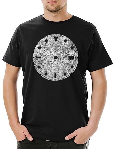 Urban Backwoods Print-Shirt Clock-Face II Herren T-Shirt Uhr Uhrmacher Cloc günstig online kaufen