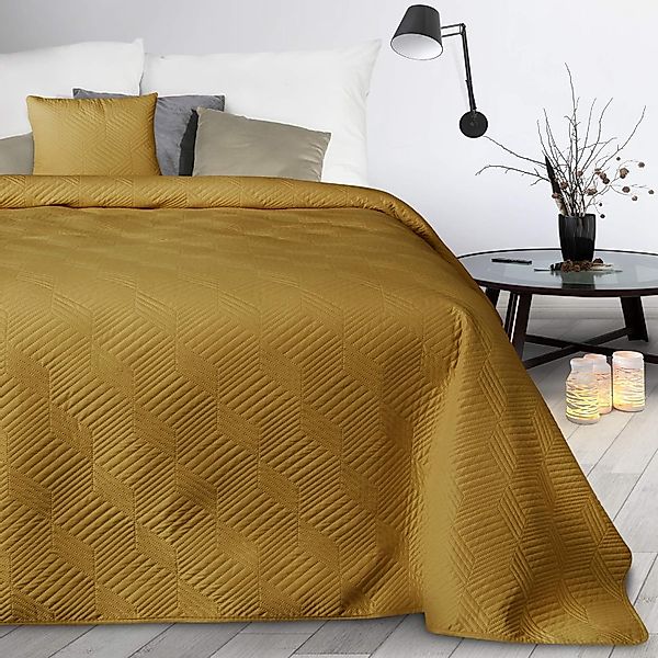 Design91 Bettüberwurf Zweiseitige Decke, dekorative Decke günstig online kaufen