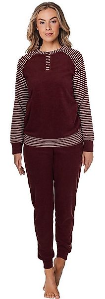 Pastunette Schlafanzug Damen Frottee Pyjama (2 tlg) Modisches Design günstig online kaufen