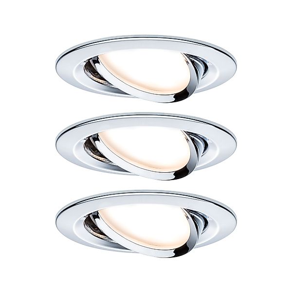 Paulmann "LED Einbauleuchte Nova Plus Coin Basisset schwenkbar rund 84mm 50 günstig online kaufen