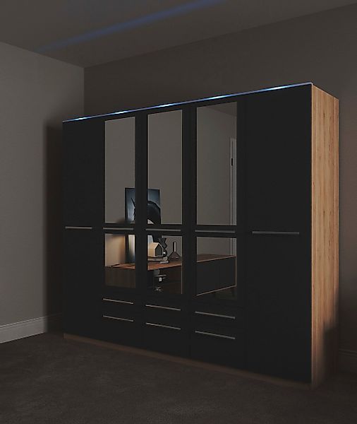 priess Kleiderschrank "Schrank Garderobe Wäscheschrank Barcelona in 5 Breit günstig online kaufen