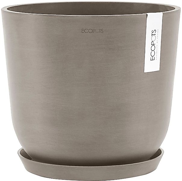 ECOPOTS Blumentopf Oslo 25 Taupe, für günstig online kaufen