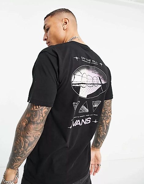Vans – Area 66 – Kurzärmliges T-Shirt in Schwarz günstig online kaufen